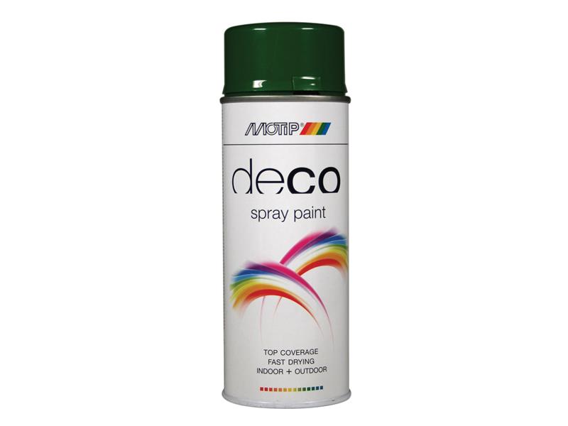MOTIP® Deco Spray Paint High Gloss RAL 6002 Leaves Green 400ml MOT01636