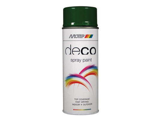 MOTIP® Deco Spray Paint High Gloss RAL 6002 Leaves Green 400ml MOT01636
