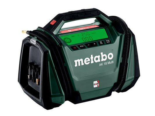 Metabo MULTI Inflator 18V Bare Unit tyres balls air mattresses etc MPTAK18MULTI
