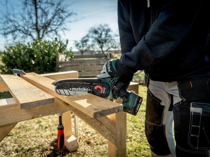Metabo Pruning Chain Saw 18V Bare Unit Cutting Length 15cm MPTMS18LTX