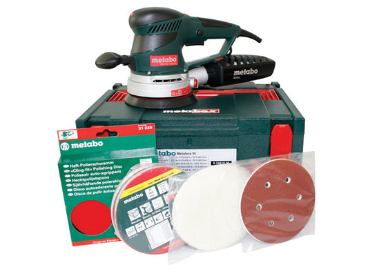 Metabo SXE-450 Variable Speed Dual Orbital Sander Pro Pack 150mm 350W 110V MPTSXE450PPL