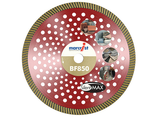 Marcrist BF850 SilentMAX Ultimate Turbo Diamond Blade 230 x 22.2mm MRC850230