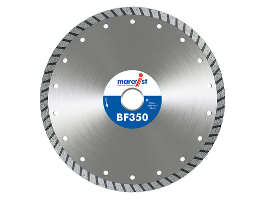 Marcrist BF350 Turbo Diamond Blade 125 x 22.2mm MRCBF350T125