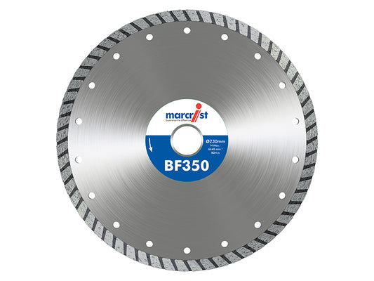 Marcrist BF350 Turbo Diamond Blade 230 x 22.2mm MRCBF350T230