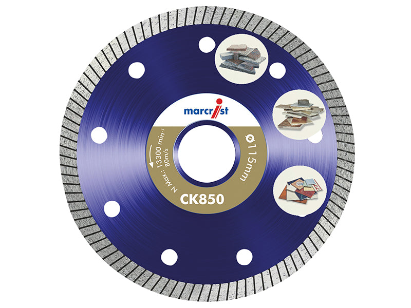 Marcrist CK850 Extreme Speed Diamond Blade Fast Tile 115 x 22.2mm MRCC850115