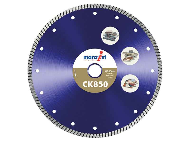 Marcrist CK850 Extreme Speed Diamond Blade Fast Tile 125 x 22.2mm MRCC850125