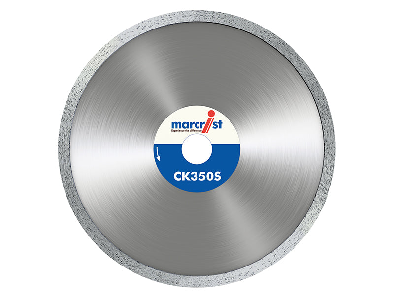 Marcrist CK350 Smooth Rim Diamond Blade Tile Cut 125 x 22.2mm MRCCK350125