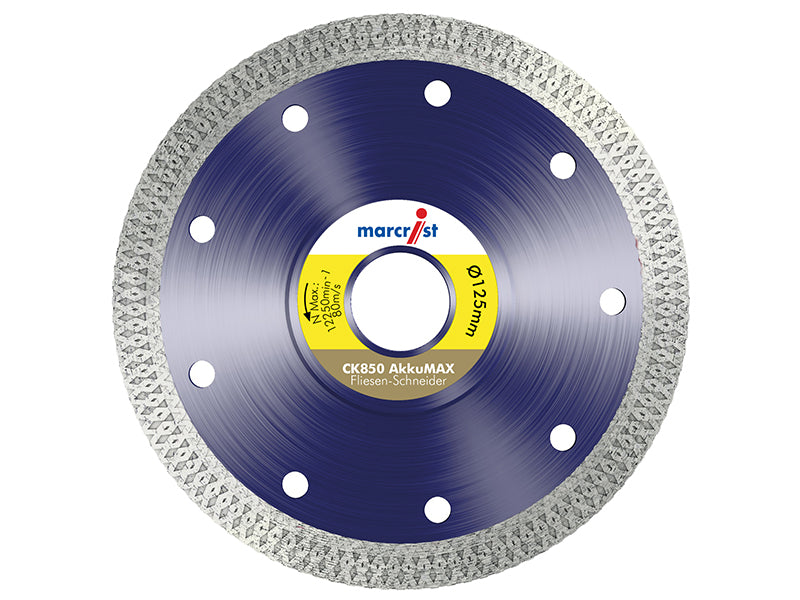 Marcrist CK850 AkkuMAX Tile Blade 115 x 22.2mm MRCCK850115