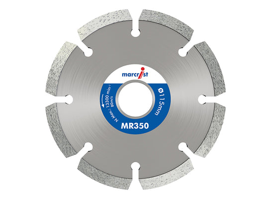 Marcrist MR350 Trade Mortar Raking Diamond Blade 115 x 22.2mm MRCMR350115