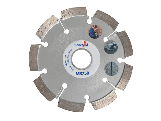 Marcrist MARCRIST MR750 MORTAR RAKING DIAMOND BLADE 115 x 22.2 x 6 MRCMR750115