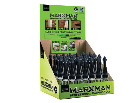 Marxman Deep Hole Professional Marking Tool Box of 30 MRXDEEP30GRN
