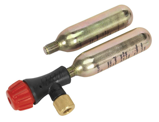 Sealey Motorcycle CO2 Emergency Tyre Inflator Kit MS087