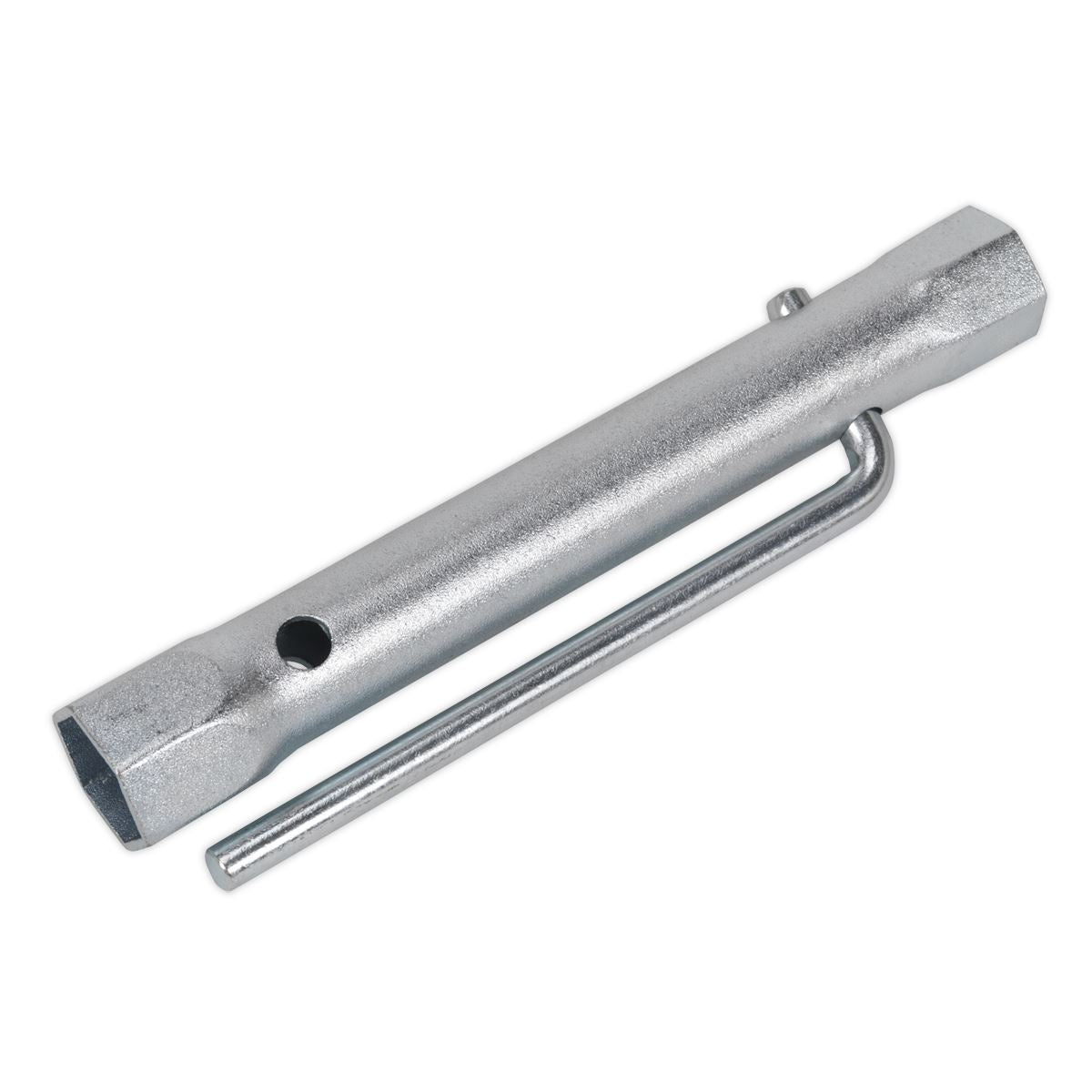Sealey Double End Long Reach Spark Plug Box Spanner 18/21mm with L-Bar MS161