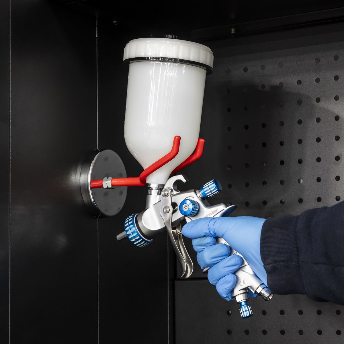 Sealey Spray Gun Holder Magnetic MSH01