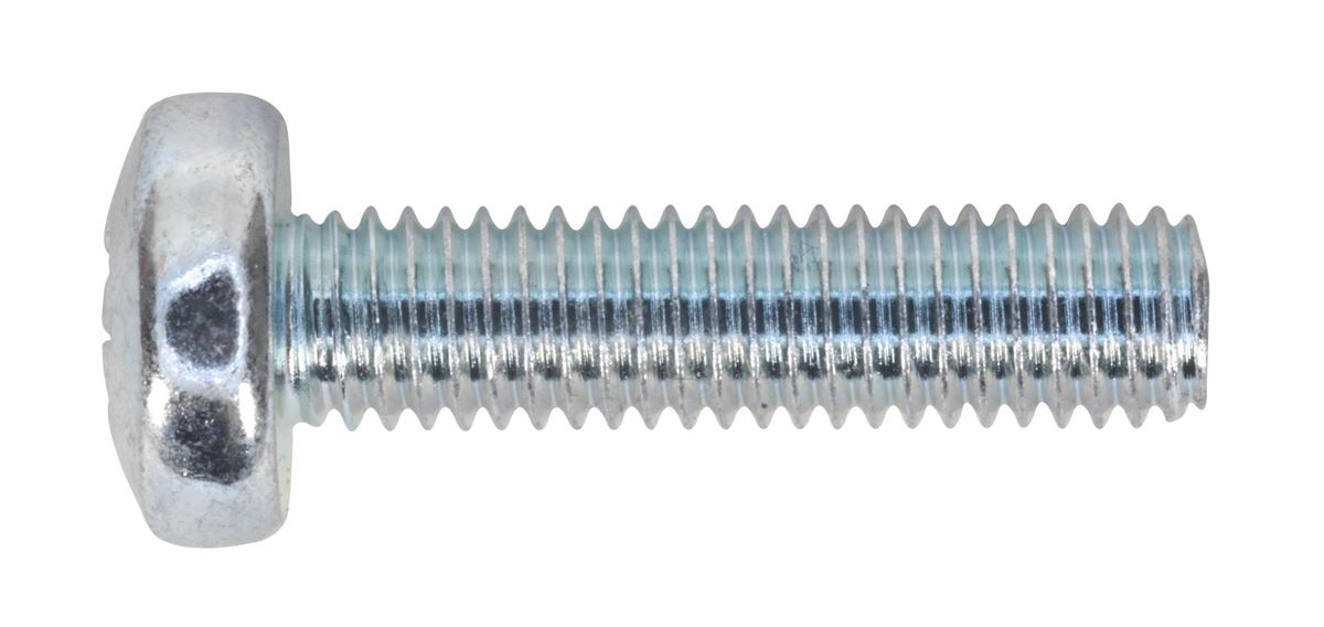 Sealey Machine Screw M5 x 20mm Pan Head Pozi Zinc Pack of 100 MSP520