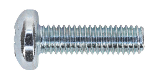 Sealey Machine Screw M6 x 20mm Pan Head Pozi Zinc Pack of 50 MSP620