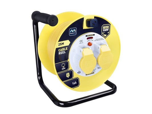 Masterplug Cable Reel 110V 16A Thermal Cut-Out 25m MSTLVCT25162