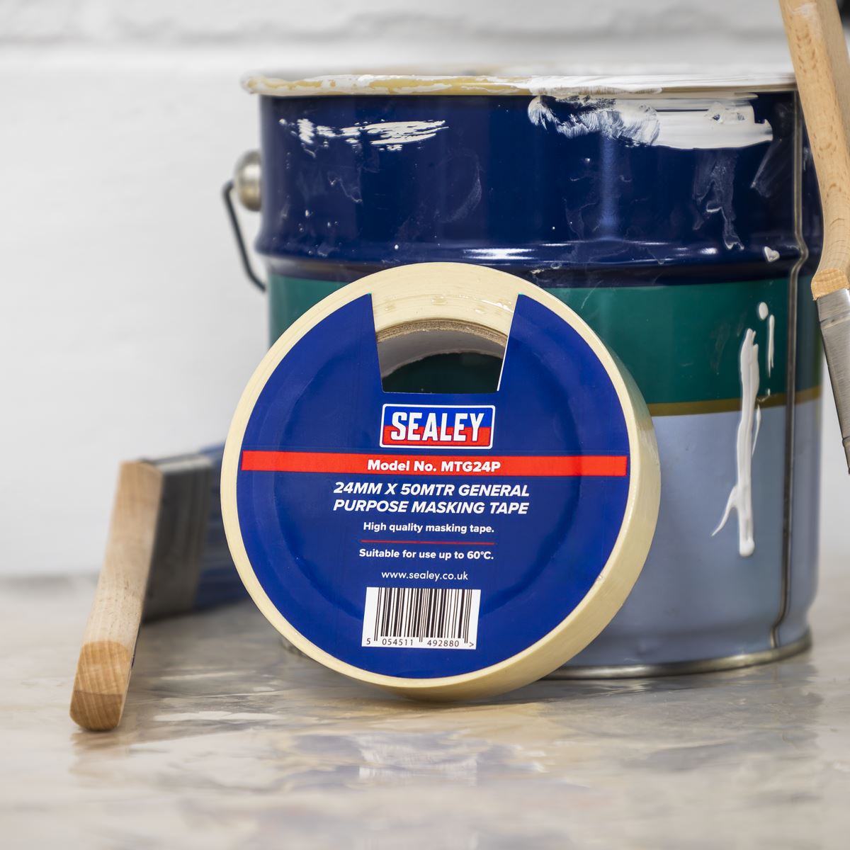 Sealey Masking Tape General-Purpose 24mm x 50m 60�C MTG24P