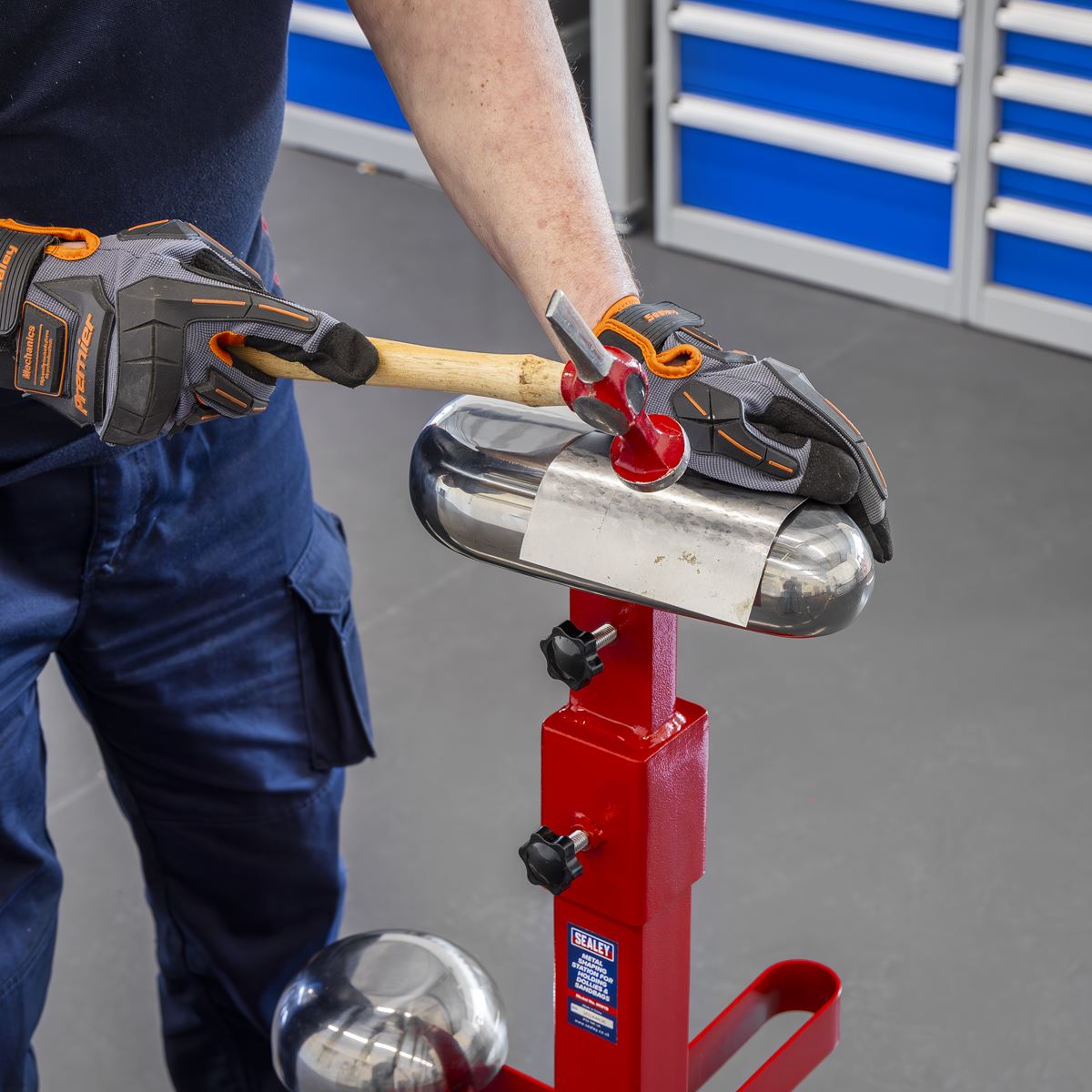 Sealey Tank Shaped Dolly for Bodywork Metal Forming Vice Mounted MW13