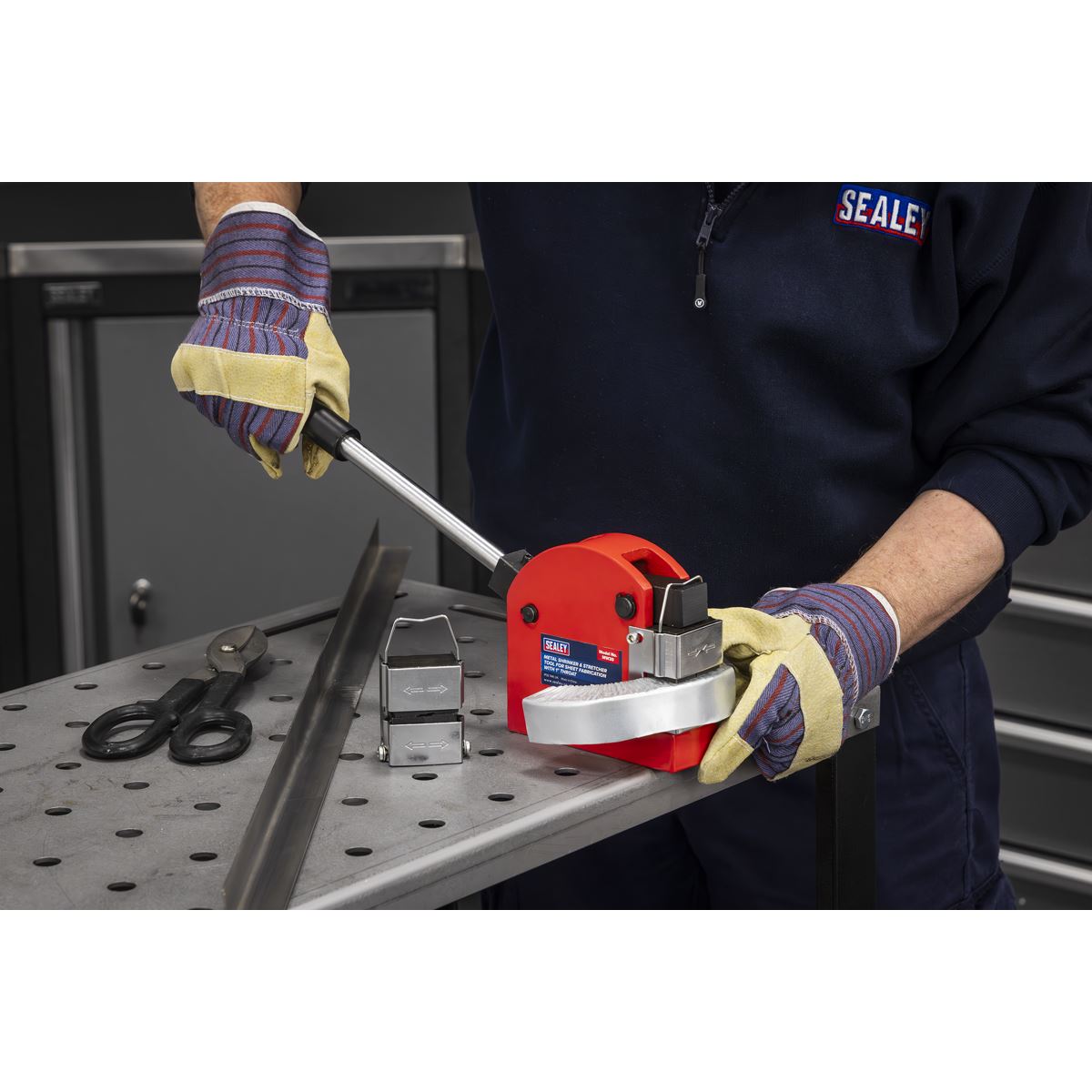 Sealey Sheet Metal Shrinker & Stretcher Tool For Fabrication 1" Throat MW20