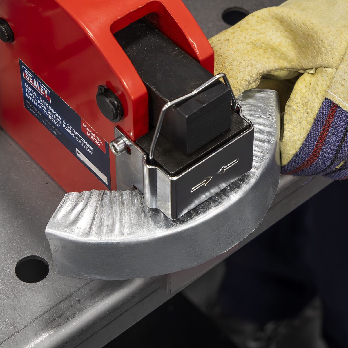 Sealey Sheet Metal Shrinker & Stretcher Tool For Fabrication 1" Throat MW20