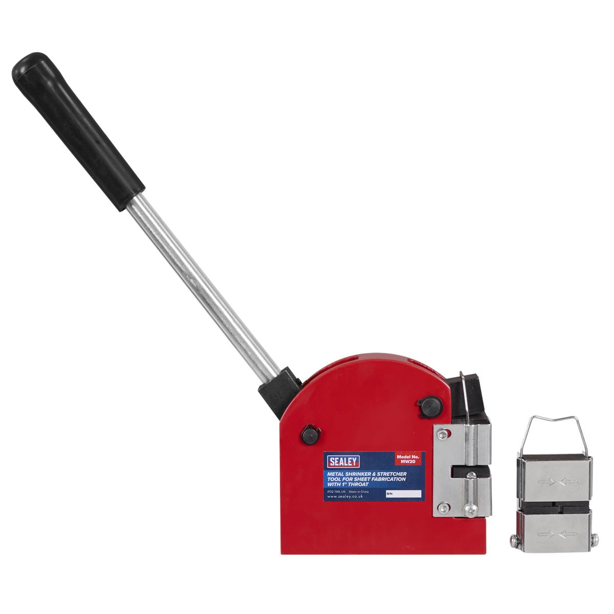 Sealey Sheet Metal Shrinker & Stretcher Tool For Fabrication 1" Throat MW20