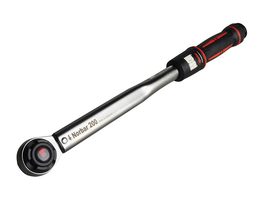 Norbar Adjustable Mushroom Head Torque Wrench 1/2in Drive 40-200Nm NOR15004