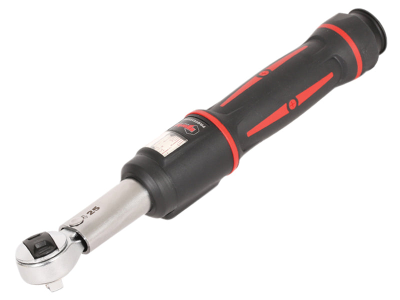 Norbar Torque Wrench 1/4"D 5-25Nm 45-220 lbf Length 221mm Reversible NOR15010
