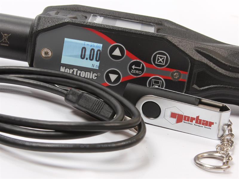 Norbar Electronic Torque Wrench 1/2in Drive 5-50Nm Visual And Audible NOR43501