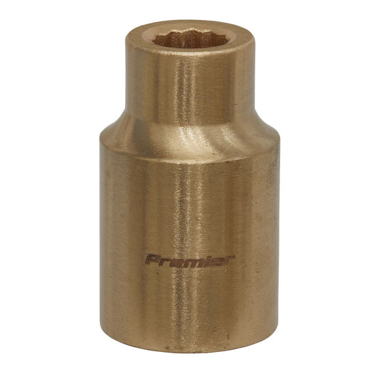Sealey Non Sparking Socket 9mm 1/2"D WallDrive 12 point Beryllium Copper NS042