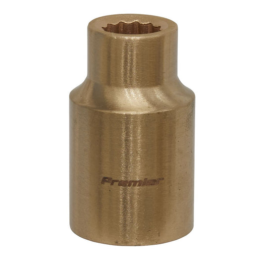 Sealey Non Sparking Socket 10mm 1/2"D WallDrive 12 point Beryllium Copper NS043