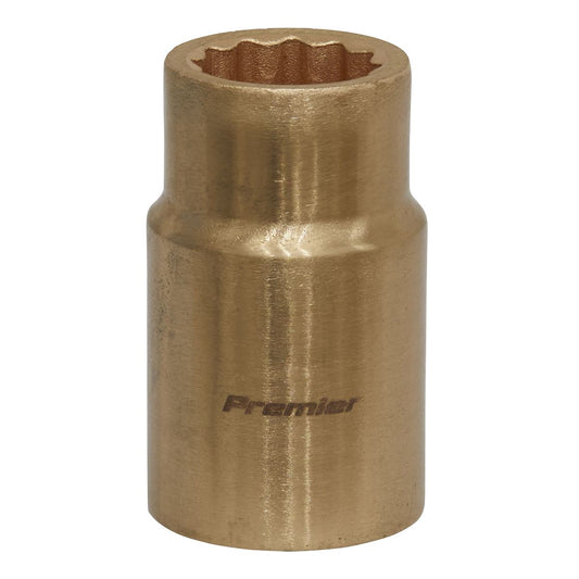 Sealey Non Sparking Socket 14mm 1/2"D WallDrive 12 point Beryllium Copper NS047