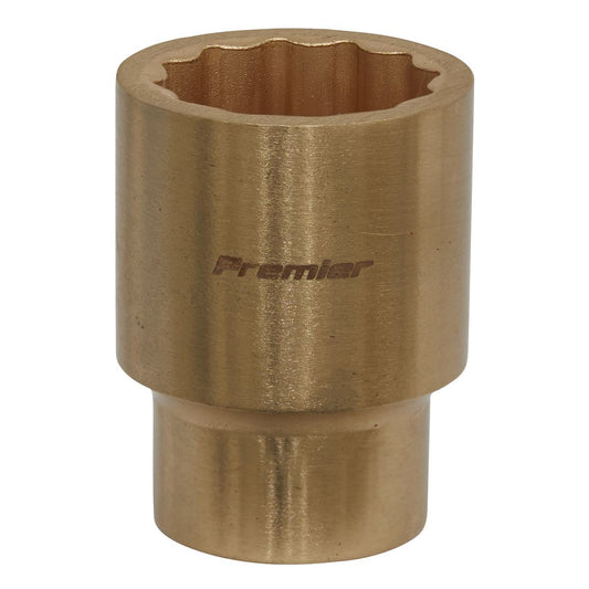 Sealey Non Sparking Socket 23mm 1/2"D WallDrive 12 point Beryllium Copper NS056
