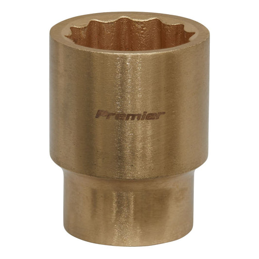 Sealey Non Sparking Socket 24mm 1/2"D WallDrive 12 point Beryllium Copper NS057