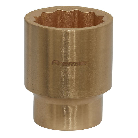 Sealey Non Sparking Socket 27mm 1/2"D WallDrive 12 point Beryllium Copper NS059