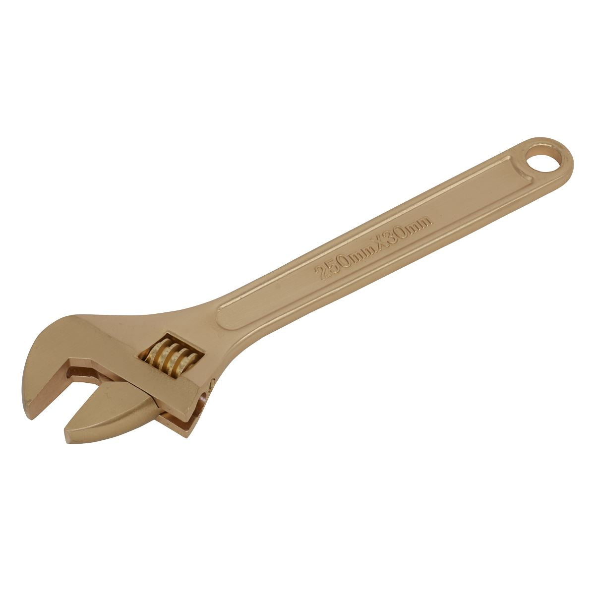Sealey Adjustable Wrench 250mm Non-Sparking Beryllium Copper NS067