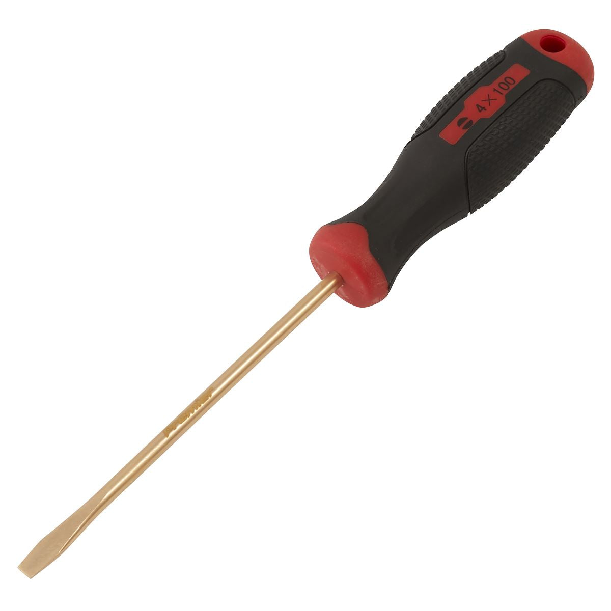 Sealey Screwdriver Slotted 4 x 100mm - Non-Sparking NS093