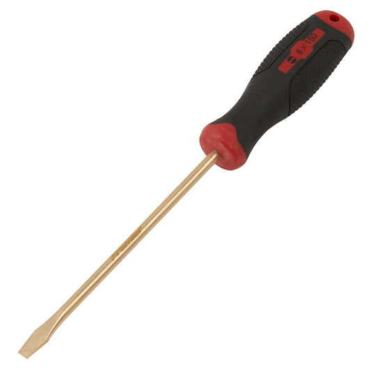 Sealey Screwdriver Slotted 6 x 150mm - Non-Sparking NS094