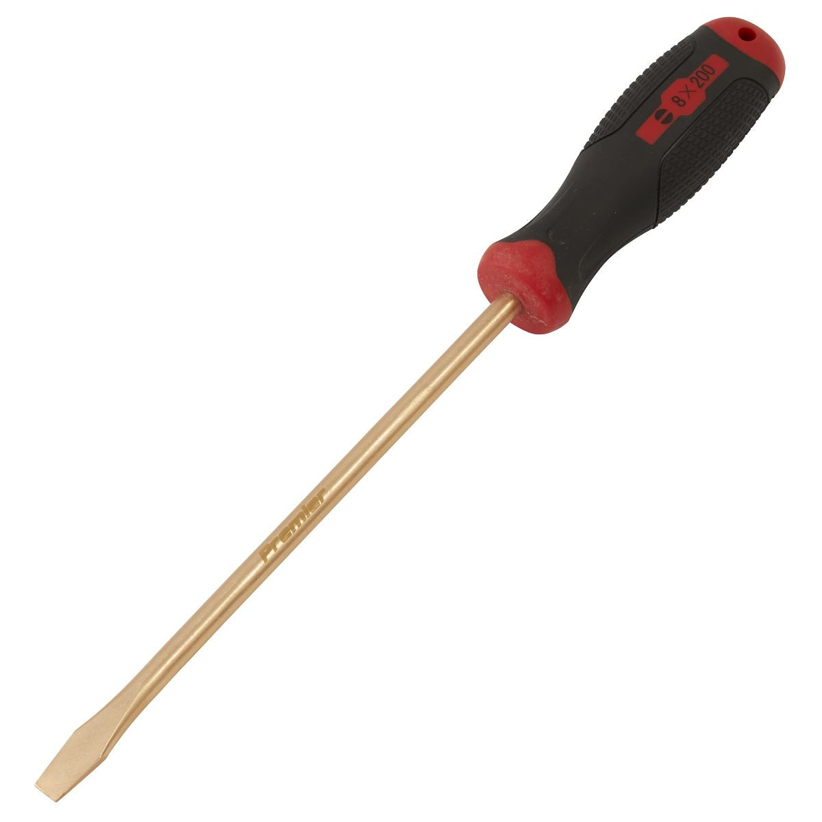 Sealey Screwdriver Slotted 8 x 200mm - Non-Sparking NS095