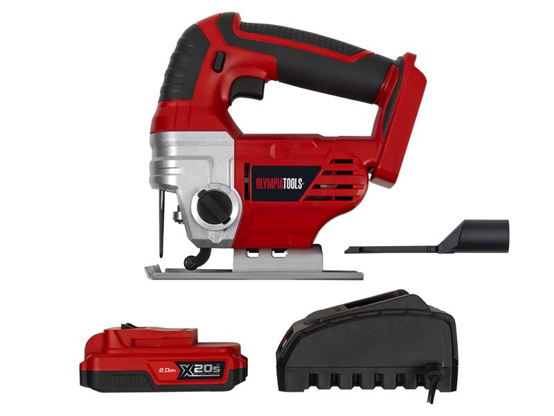 Olympia Power Tools X20S™ Jigsaw 20V 1 x 2.0Ah Li-ion OLPX20SJS1