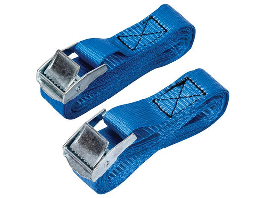 Olympia Cam Buckle 25mm x 2.5m (1in x 100in) 2 Piece OLY05514