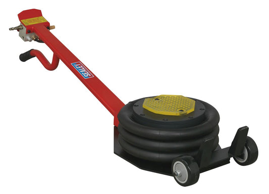 Sealey Premier Air Operated Fast Jack 3 Tonne 3-Stage - Long Handle PAFJ3