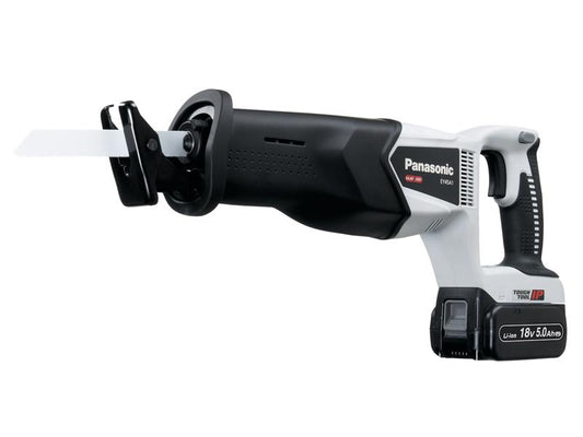 Panasonic Cordless Reciprocating Saw 18V 2 x 5.0Ah Li-ion EY45A1LJ2G