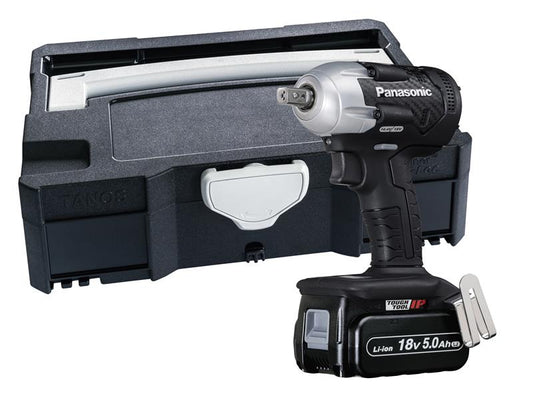 Panasonic EY75A8LJ2G 1/2in Impact Wrench & Systainer Case 18V 2 x 5.0Ah Li-ion PAN75A8LJ