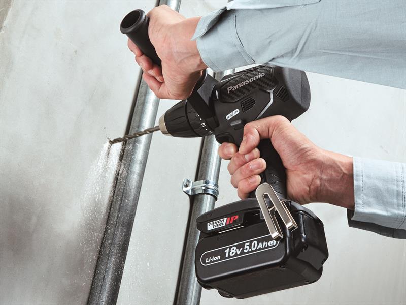 Panasonic Combi Drill Driver 18V 2 x 5.0Ah Li-ion Smart Brushless EY79A3LJ2G31