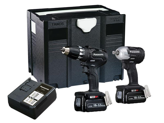 Panasonic EYC232LJ Twin Pack 18V 2 x 5.0Ah Li-ion PANC232LJ