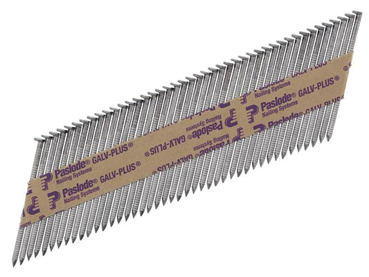 Paslode 2.8 x 63mm IM350 Ring Nails Galv-Plus® Finish Box of 3300 + 3 Fuel Cells PAS141210