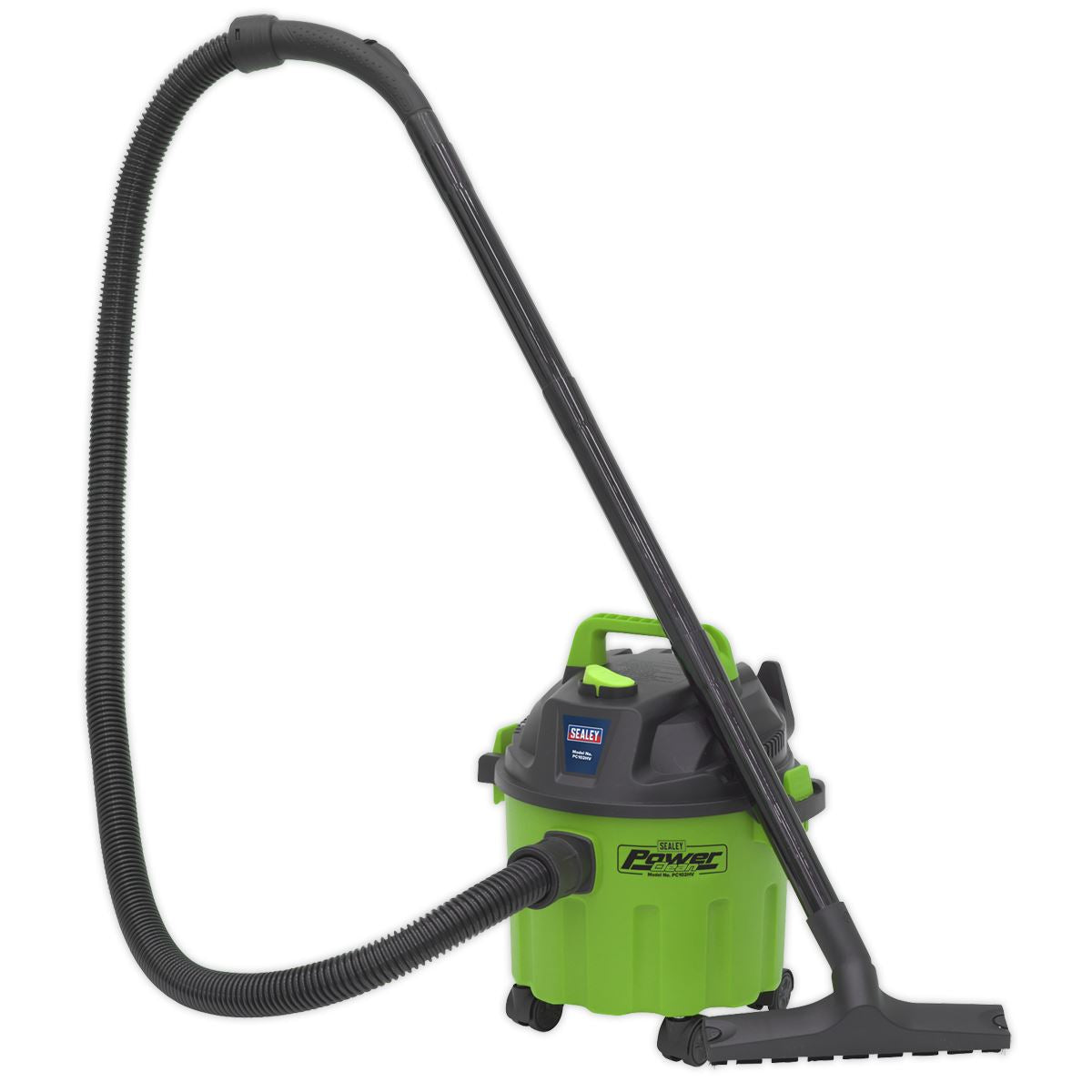 Sealey Vacuum Cleaner Wet & Dry 10L 1000W/230V - Green PC102HV