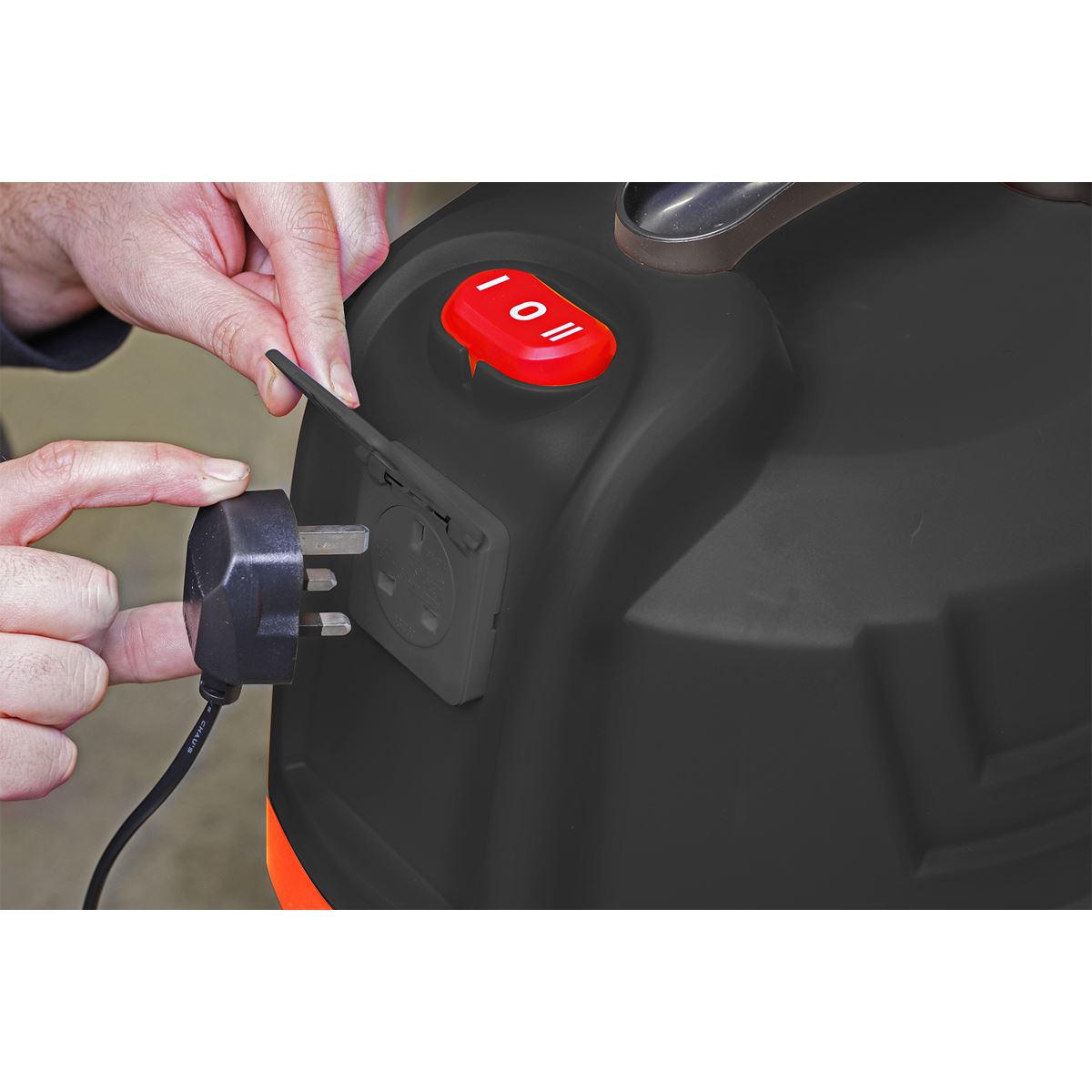 Sealey Vacuum Cleaner Cyclone Wet & Dry 30L Double Stage 1200W/230V PC300BL