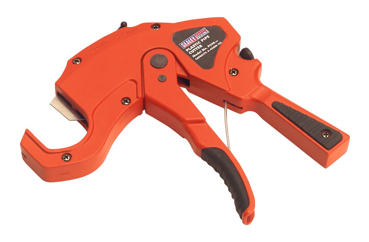 Sealey Plastic Pipe Cutter �6-42mm Capacity OD PC40